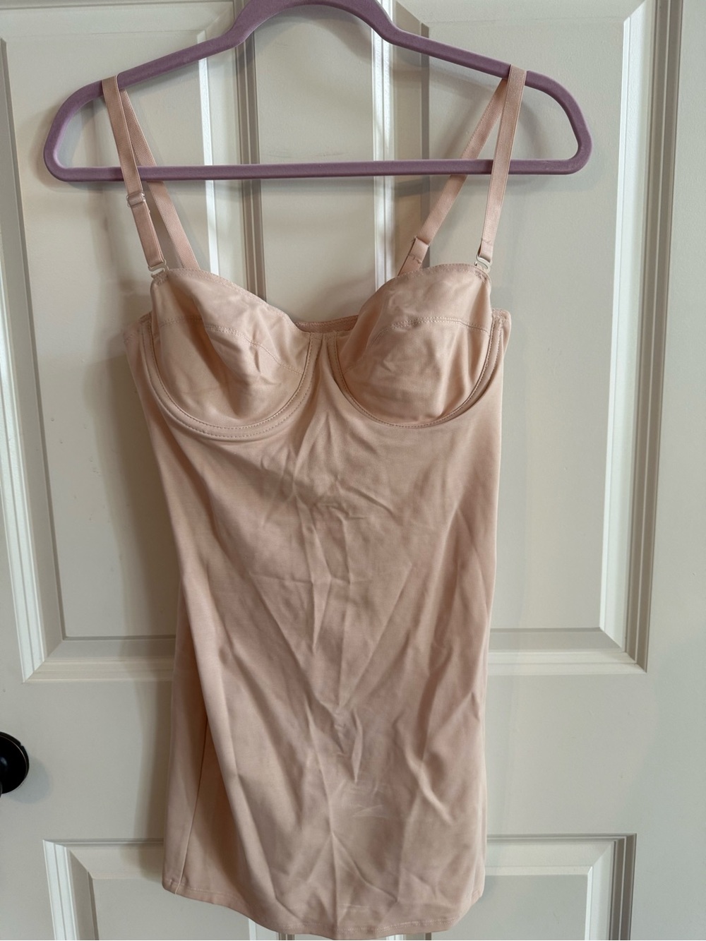 Nancy Ganz Nude Shaping Chemise with Built-In Bra